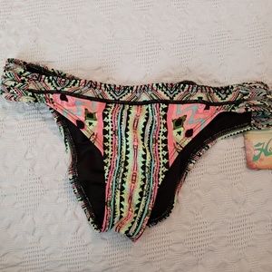 Hobie Bikini Bottom NWT Strappy Sides